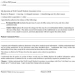 New York Medical Records Release Form Download Free Printable Blank