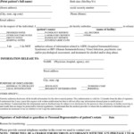 North Carolina Medical Records Release Form Download Free Printable
