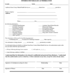 NY Information Release Authorization Essex County Fill And Sign