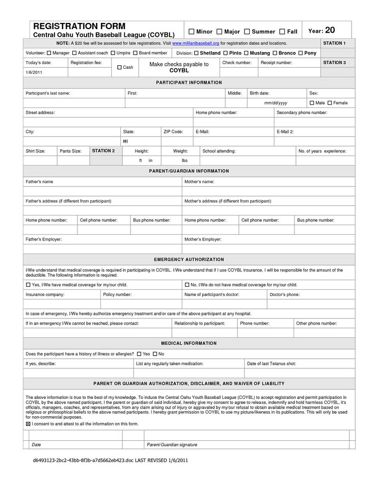 Patient Discharge Form Template Blank Sample Hospital Release Forms