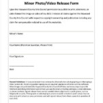 Photo Release Form Template 9 Free PDF Documents Download Free