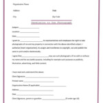 Photo Release Form With EDITABLE Document Link INSTANT Etsy