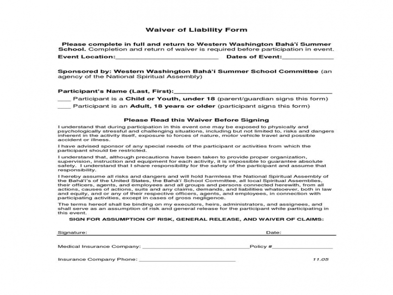 Release Of Liability Form Car Accident Price Specs And Release Date 