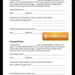 Social Media Release Form Template Business