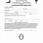 Template Yoga Release Forms Best Of Liability Waiver Yoga Release Form