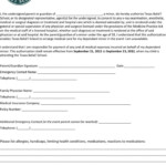 Texas Medical Release Form For Minor Child Download Free Printable
