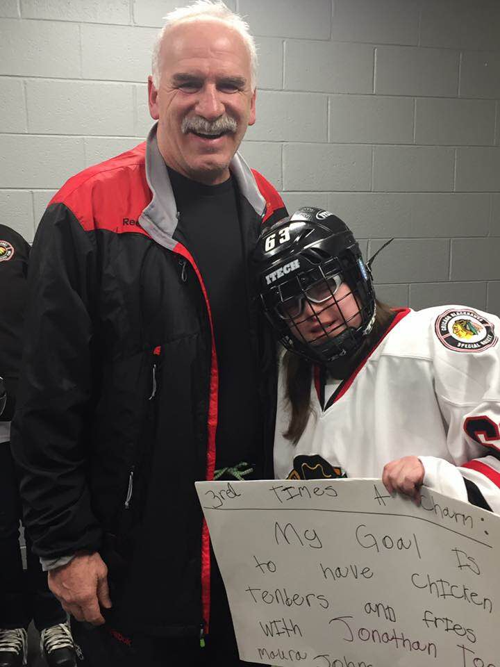 Thank You Chicago Blackhawks Coach Q And UC Staff