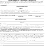 Virginia Medical Records Release Form Download Free Printable Blank