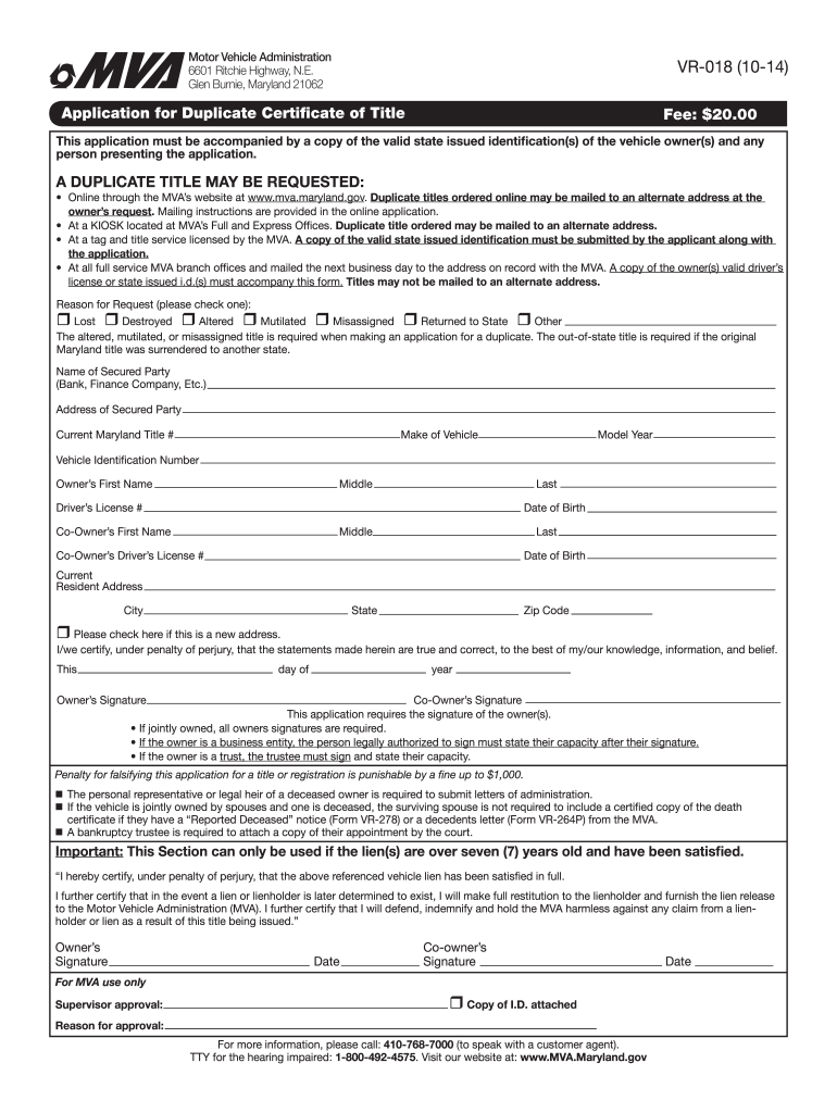 Vr 018 Fill Out And Sign Printable PDF Template SignNow