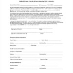 10 Medical Release Forms Free Sample Example Format