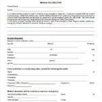 10 Medical Release Forms Free Sample Example Format