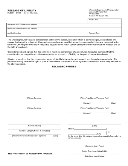 16 Release Of Liability Form Pdf Free To Edit Download Print CocoDoc