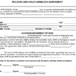 25 Free Hold Harmless Agreement Templates Samples Word PDF