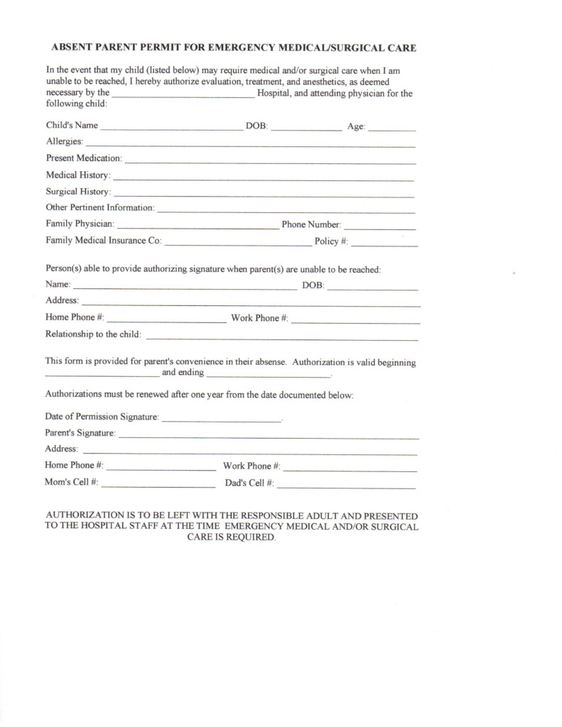 3 MEDICAL FORM FOR DAYCARE MedicalForm