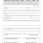 32 MEDICAL FORM CHILD CARE MedicalForm