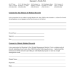 75 Blank Medical Records Release Form Page 3 Free To Edit Download