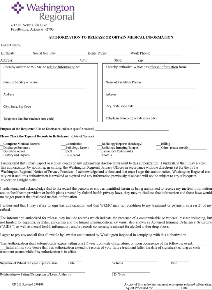 Arkansas Driving Record Release Form ReleaseForm
