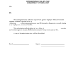 Authorization To Release Employment Information Minnesota Fill Out