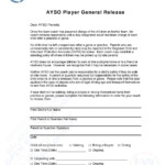AYSO General Release Form AYSO Wiki