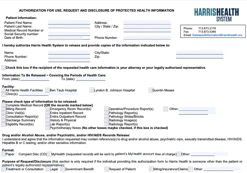 Ben Taub Medical Records How To Request Your Hospital Records
