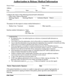 Columbia University Authorization To Release Medical Information Fill