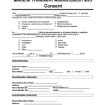 Consent To Treat Minor Form Oklahoma Leah Beachum s Template