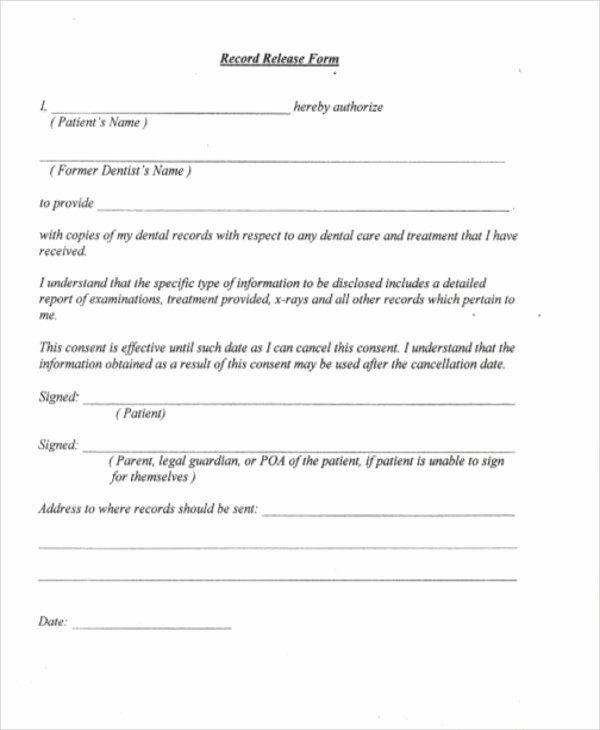 Dental Photography Release Form Template Unityandvarietyphotography