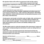 Documentary Release Form Fill Online Printable Fillable Blank