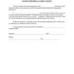 Drug Testing Form Fill Online Printable Fillable Blank PdfFiller