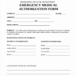 Emergency Medical Information Form Template Unique 10 Printable Medical