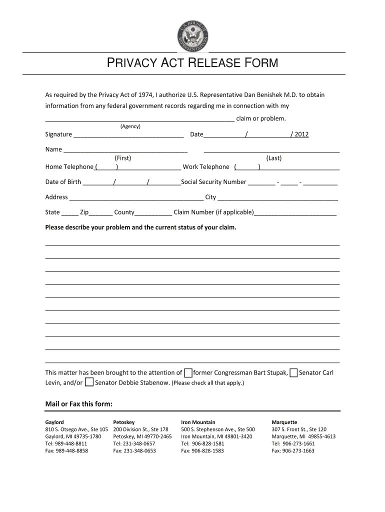 Fillable Model Privacy Form Printable Forms Free Online