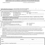 Florida Medical Records Release Form Download Free Printable Blank
