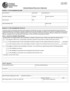 Form H1836 B Download Fillable PDF Or Fill Online Medical Release