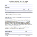 FREE 10 Sample General Release Forms In PDF MS Word