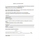 FREE 10 Sample Medical Release Forms In PDF MS Word