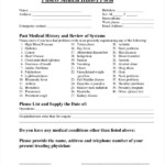 FREE 12 Sample Medical History Forms In PDF MS Word Excel