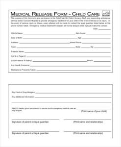 FREE 31 Medical Release Forms In PDF