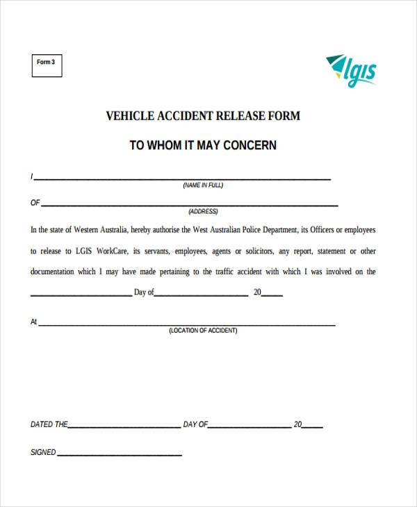 FREE 41 Sample Release Forms In PDF MS Word Excel