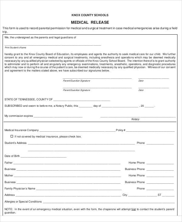 FREE 50 Sample Medical Forms In PDF MS Word