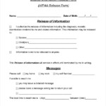 FREE 7 Sample Medical Information Release Forms In MS Word PDF