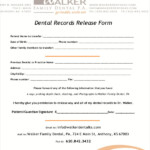FREE 8 Sample Dental Records Release Forms In MS Word PDF