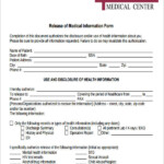 FREE 9 Release Of Medical Information Form Samples In MS Word PDF