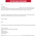 FREE 9 Sample Physician Release Forms In MS Word PDF