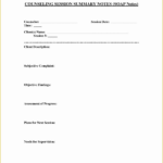 Free Counseling Forms Templates Of 7 Best Of Printable Counseling Soap