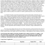 Free Florida Liability Release Form For Adults PDF 8KB 1 Page s