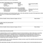 Free Free Generic Authorization To Release Medical Records Form Pdf