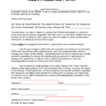 Free Media Liability Release Form PDF Word EForms