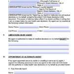 Free Medical Poa Forms Printable Printable Templates