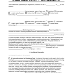 Free Non Disclosure Agreement NDA Template PDF Word