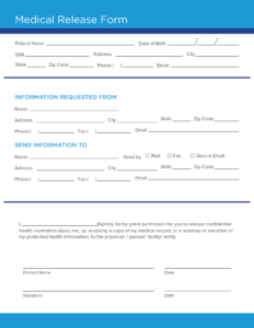 Free Printable Medical Release Form Template